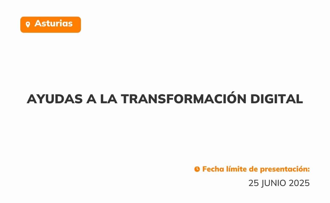 Ayudas a la transformación digital Asturias
