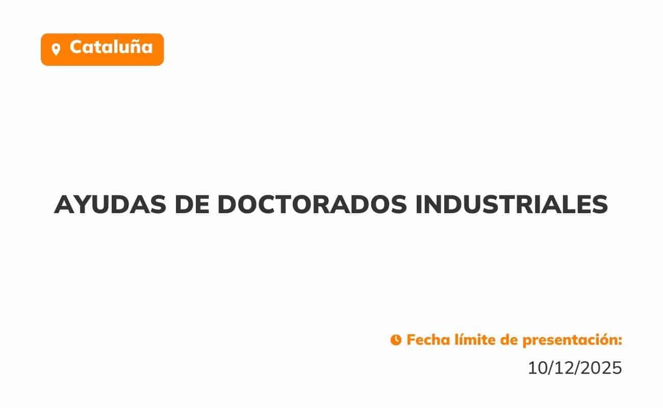 Ayudas de doctorados industriales