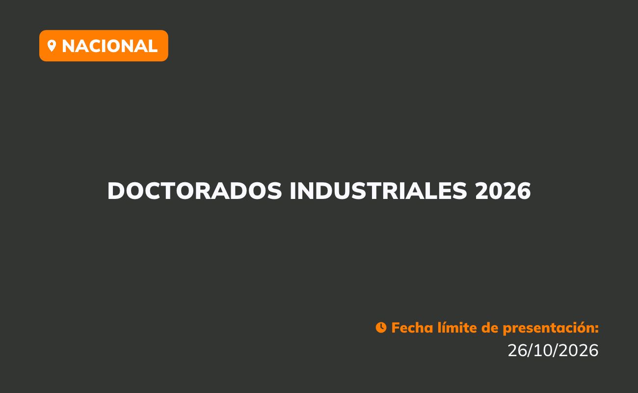 Doctorados industriales 2026