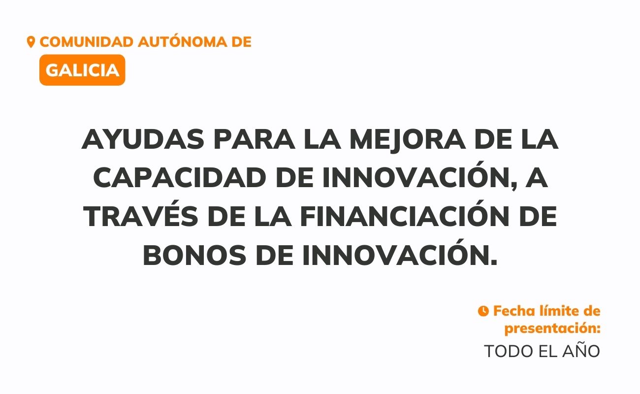 Bono-Innovación-Galicia