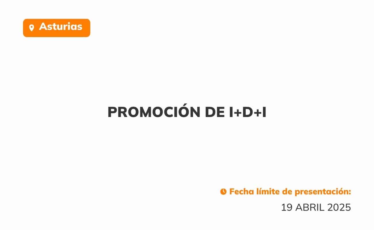 Promoción de I+D+i