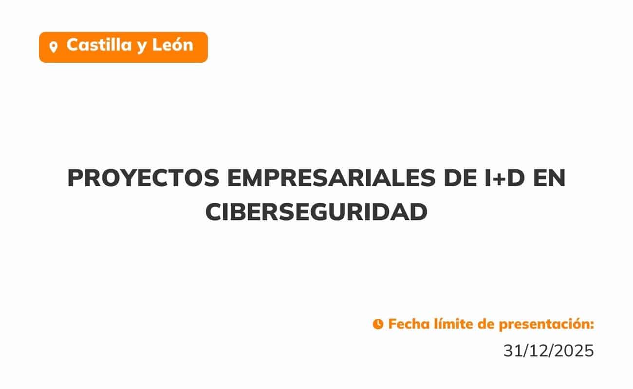 Proyectos empresariales de I+D en ciberseguridad